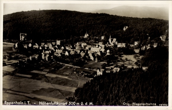 Postcard Eppenhain Kelkheim im Taunus, aerial photograph