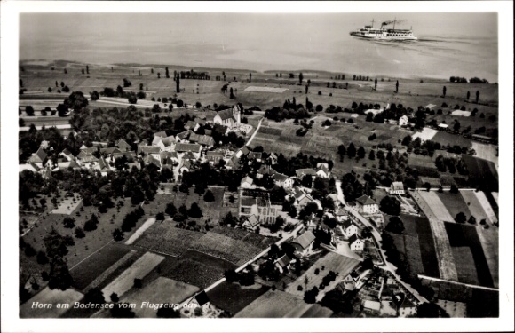 Ak Horn Gaienhofen aan het Bodenmeer, luchtfoto