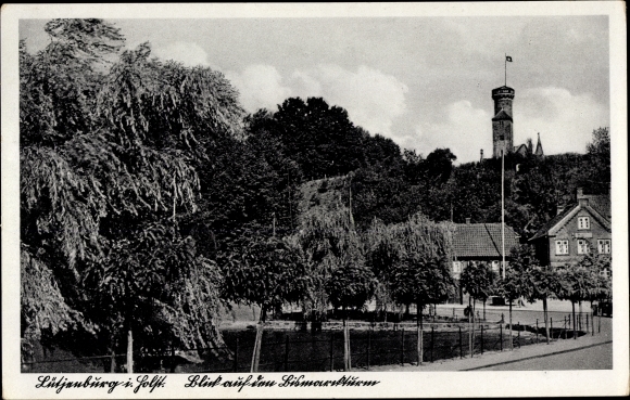 Ak Lütjenburg in Holstein, uitzicht op de Bismarcktoren