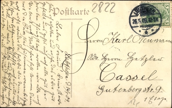 Postcard Lübtheen in Mecklenburg, Seminar