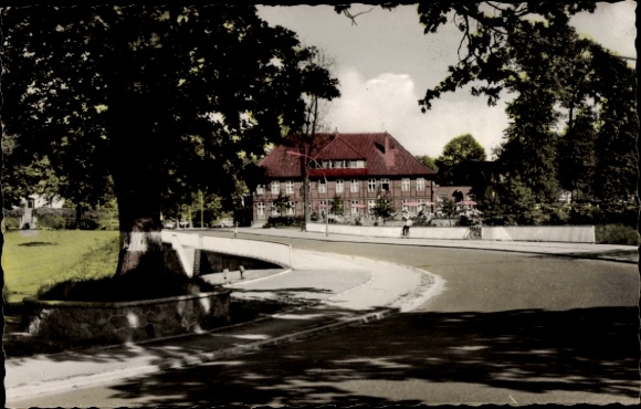 Ansichtkaart Hamburg Wandsbek Wohldorf Ohlstedt, Zur Schleuse Wohldorf