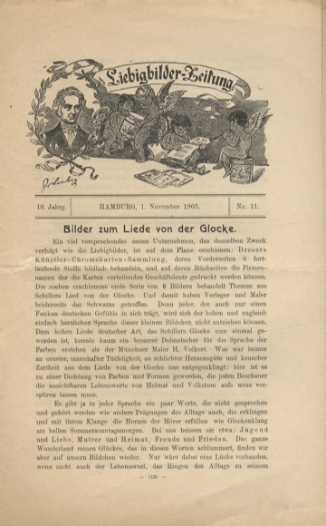 Liebig pictures newspaper advertising Dreser issue 11, volume 10, 1905