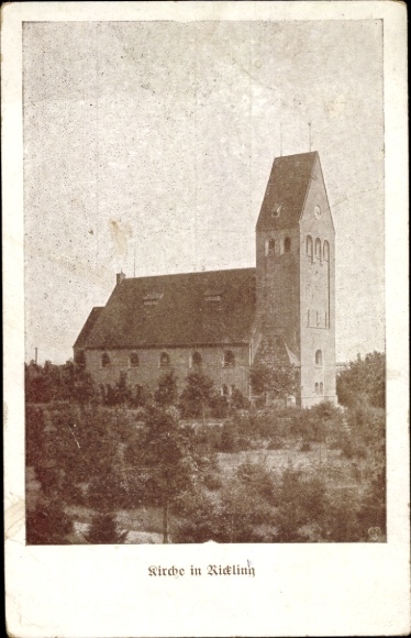 Ak Rickling in Holstein, kerk