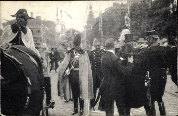 PC Bern Stadt Schweiz, visit of Kaiser Wilhelm II, 1912