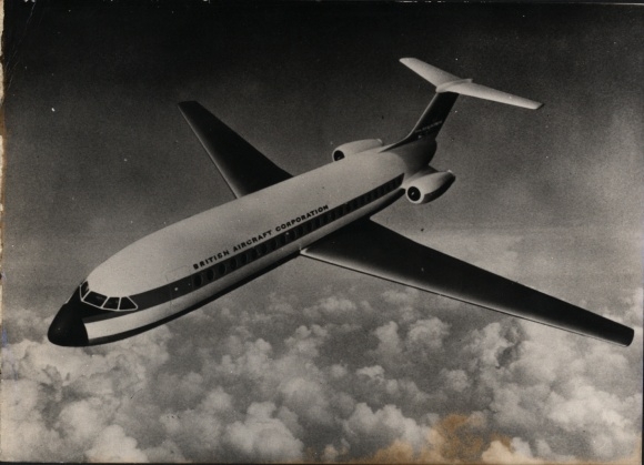 Photo of the Caravelle aircraft, British Aircraft Corporation, BAC 111