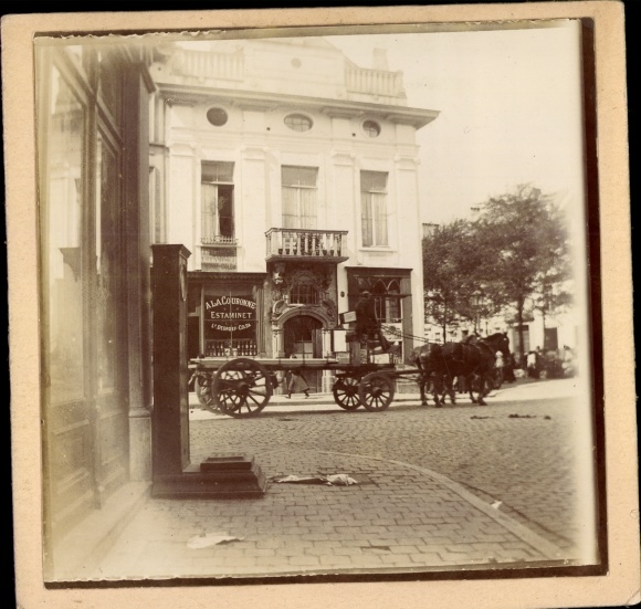 foto Brussel Brussel, Sint Katelijneplein 46, Estaminet A la Couronne, kar