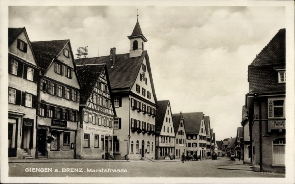 Ak Giengen an der Brenz, Marktstraße