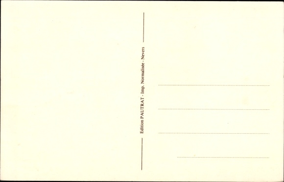 Postcard Legende de Saint-Saulge, Le Rouleau