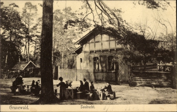 Ak Grunewald Dabringhausen Wermelskirchen im Bergischen Land,  Saubucht
