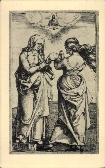 Artist Chromo-Litho Dürer, A., Saint Anne and Mary