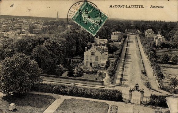Postcard Maisons Laffitte Yvelines, Panorama