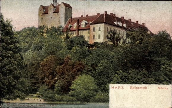 Ak Ballenstedt im Harz, Schloss
