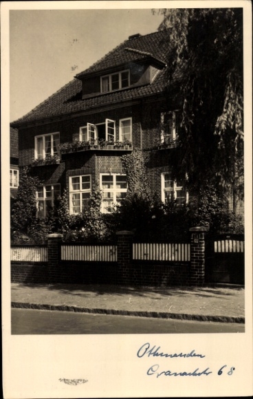 Photo Postcard Hamburg Altona Groß Flottbek, residential building Cranachstraße 68, Ernst Foerster