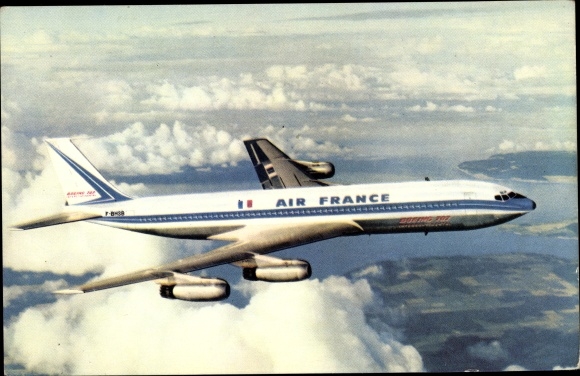 Samolot pasażerski KP French Air France, Boeing 707 Intercontinental, F-BHSB