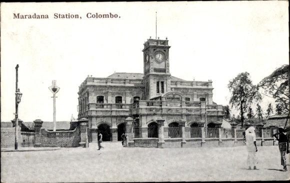 PC Colombo Ceylon Sri Lanka, Maradana Railway Station