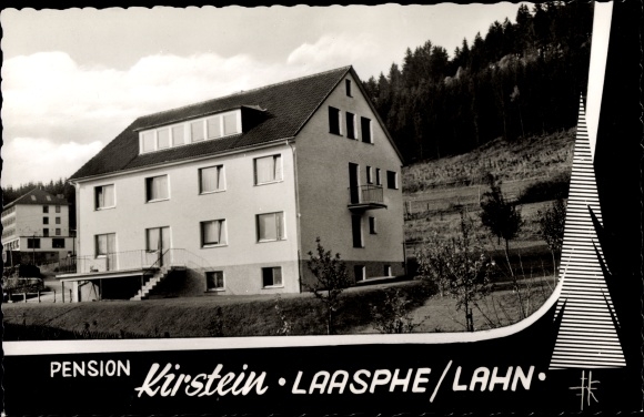 Ak Bad Laasphe in Westfalen, Pension Kirstein, bos