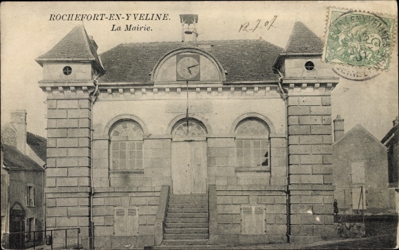 Postcard Rochefort en Yvelines, The Town Hall