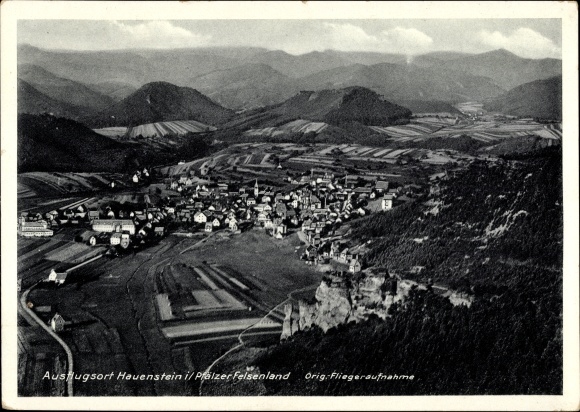 PC Hauenstein in the Southwest Palatinate, aerial photo of the place