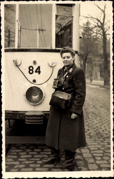 Photo Erfurt in Thuringia, tram 84, controller, tram driver