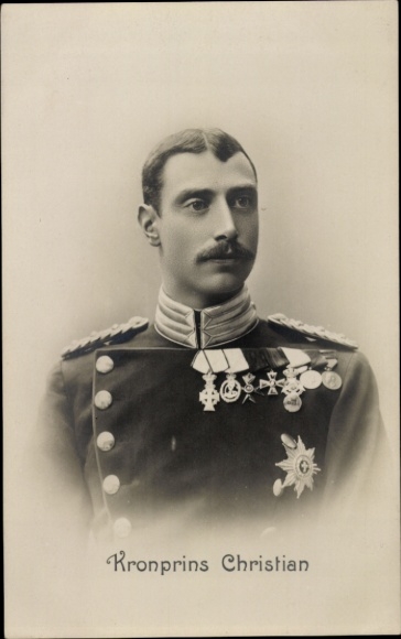 Kroonprins Christian van Denemarken, portret