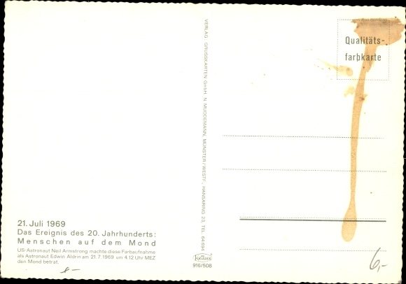 Op 21 juli 1969 stapt astronaut Buzz Aldrin op de maan, Neil Armstrong