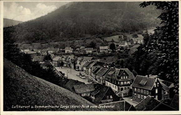 KP Zorge Walkenried w Harz, widok z Taubental