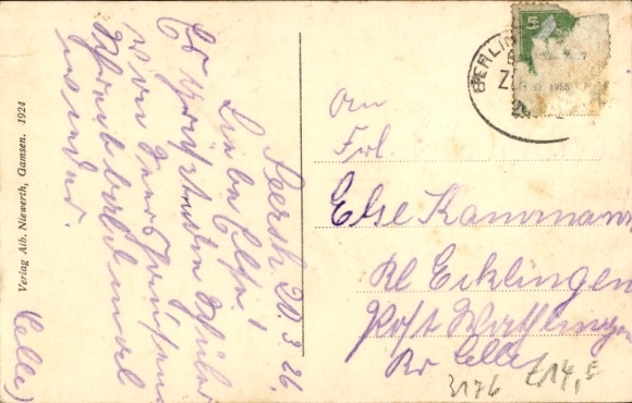 Postcard Seershausen Meinersen in Lower Saxony, Gasthof zur Waldquelle, chapel, Okerpartie