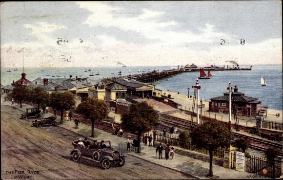 Artist PC Quinton, AR, Ryde Isle of Wight England, The Pier