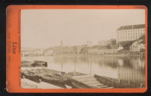 CdV Photography View of Linz from Urfahr