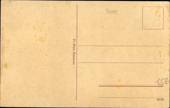 Postcard Hanover in Lower Saxony, Ernst August Platz