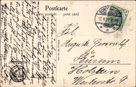 Artist Postcard Rave, Chr., Marine Gallery 286, French lugger, 1st half of the 19th century
