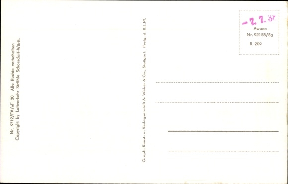 Postcard Siegelau Gutach im Breisgau Black Forest, aerial photograph