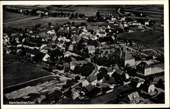 PC Marktleuthen Upper Franconia, aerial photo of the place