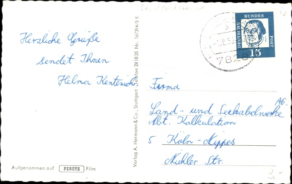 Krajowy stempel pocztowy Ak, stary dom w Schwarzwaldzie