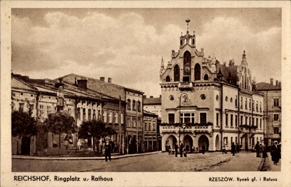 KP Rzeszów Reichshof Poland, Ringplatz, Town Hall