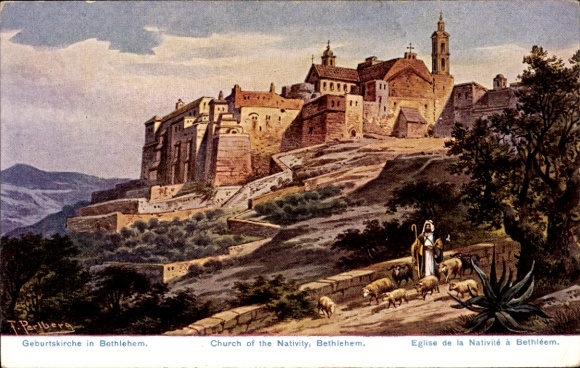 Artysta KP Perlberg, F., Betlejem Palestyna, Kościół Narodzenia Pańskiego, Kościół Narodzenia Pańskiego