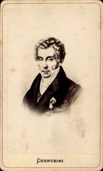 CDV composer Luigi Cherubini, portrait