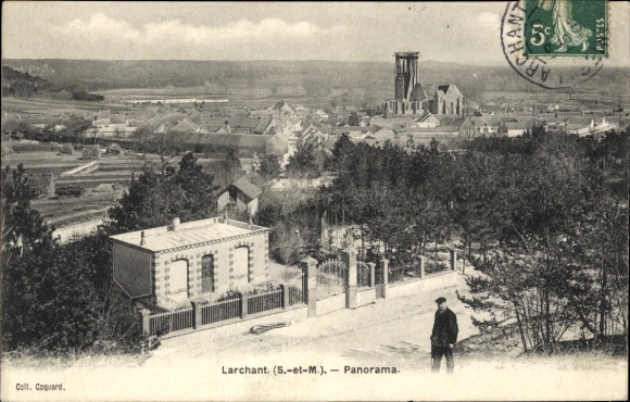 Postcard Larchant Seine-et-Marne, Panorama