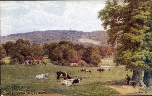 Artist PC Quinton, Ockley Surrey England, Leith Hill