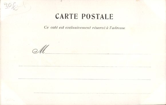 Artist Postcard Moloch, B., Jean Bourrat, Réseau de l'État, caricature