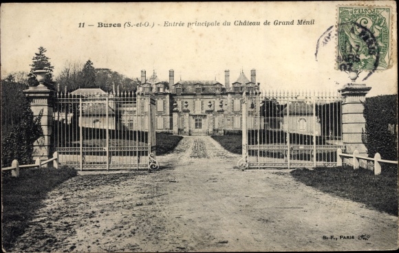KP Bures-sur-Yvette Essonne, Entrée du Château de Grand Ménil