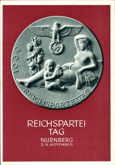 Ganzsachen Ak Nürnberg, Reichsparteitag 1939, Reichsparteitag des Friedens