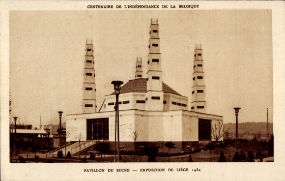 Postcard Liège Liège Wallonia, Exhibition 1930, Pavillon du Sucre