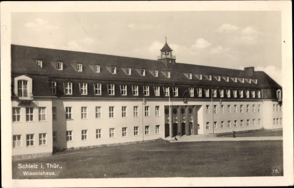 Ak Schleiz im Vogtland Thüringen, Wisentahaus