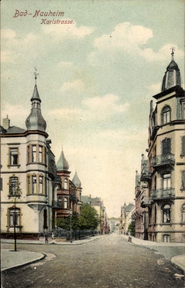 Postcard Bad Nauheim in Hesse, Karlstraße