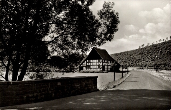Postcard Daaden in the Westerwald, Steinchesmühle, built around 1700
