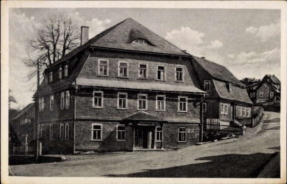 KP Schmiedefeld am Rennsteig Suhl Turyngia, Hotel Thüringer Hof, uzdrowisko klimatyczne, teren sportów zimowych, S