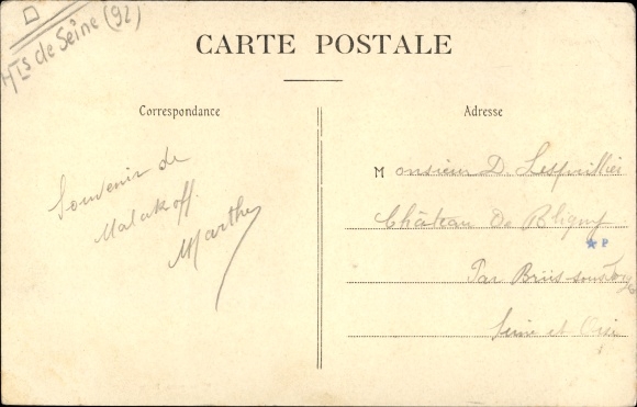 Postcard Malakoff Hauts de Seine, Schools