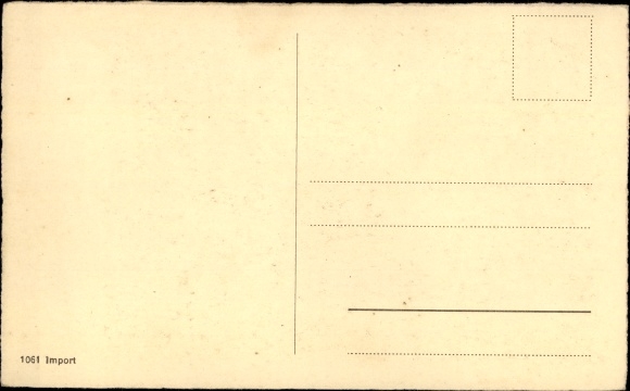 Postcard vase with tulips