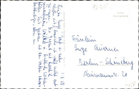 Postcard Nordhalben in Upper Franconia, general view